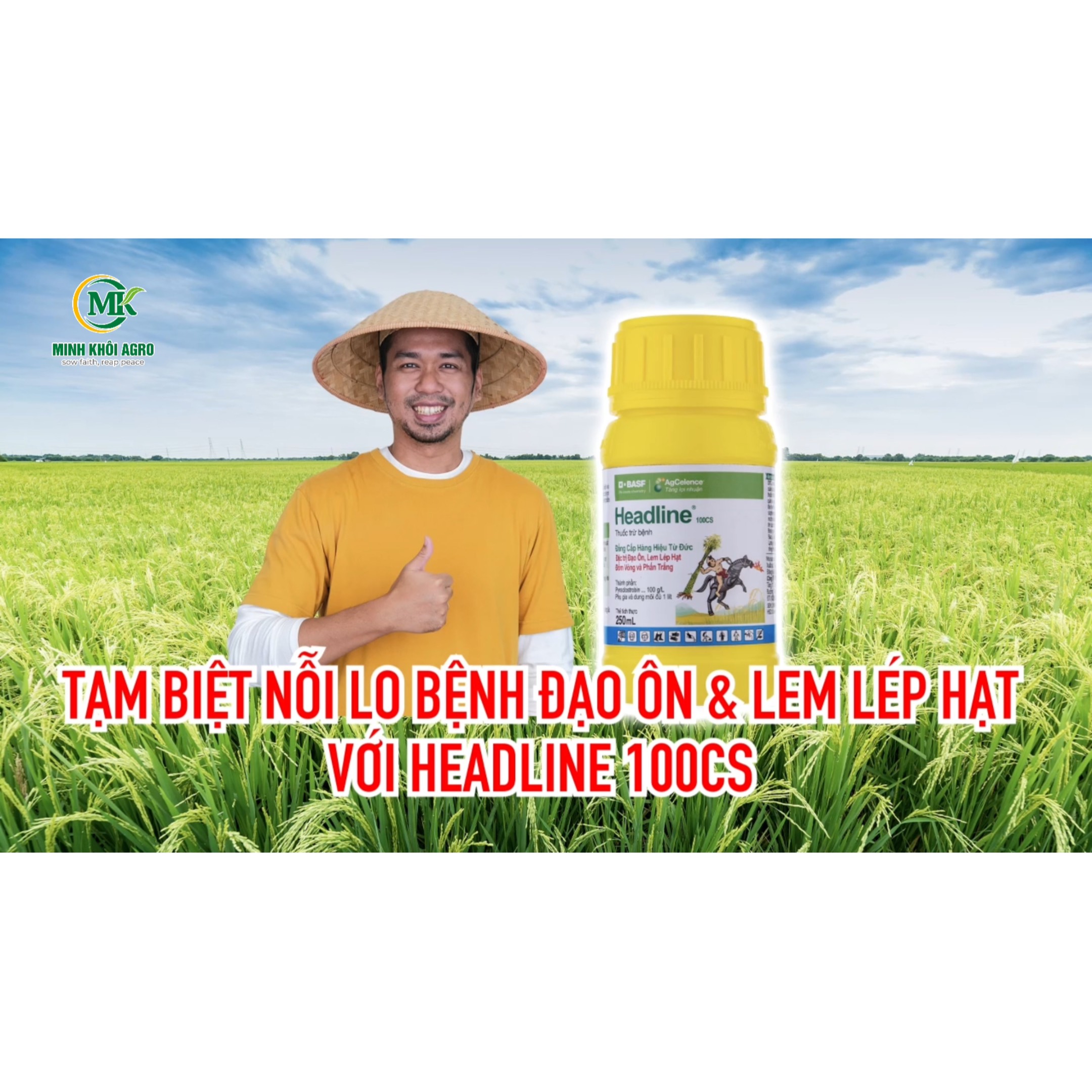 Thuốc trừ bệnh Headline 100CS - Chai 250ml